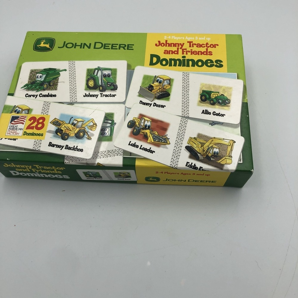 John Deere Johnny Tractor and Friends Dominos - Complete Unused Open Box